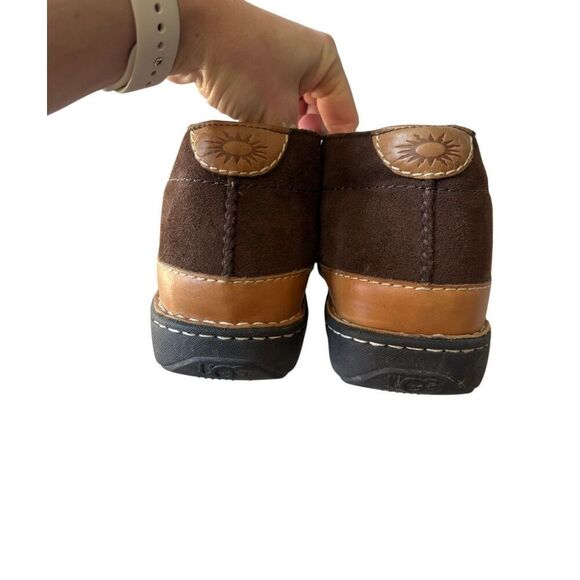 UGG Men’s Cardiff Sherpa Lined Suede Winter Chukka Boots size 13 Brown - Picture 5 of 10